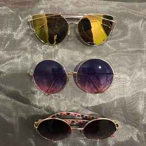 Sunglasses by Spencer’s and other brands